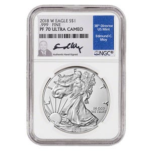 2018 Silver American Eagle Proof 70
