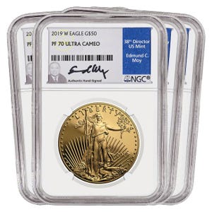 2019 Gold American Eagle Set Proof 70