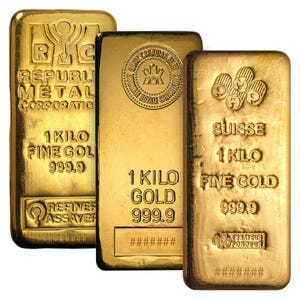 1 Kilo Gold Bar (Storage Only)