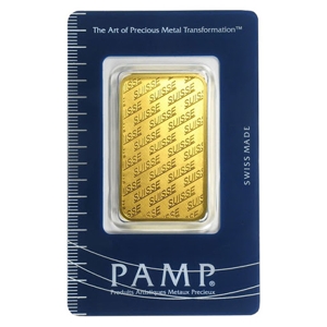 1 oz Gold PAMP Suisse Bar