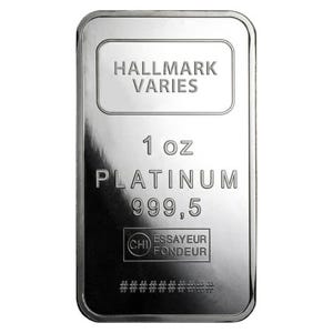 1 oz Platinum Bar