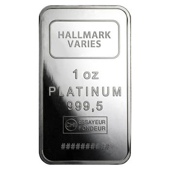 1 oz Platinum Bar