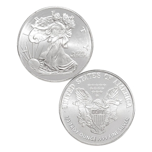 1/4 oz Silver Walking Liberty Replica Rounds
