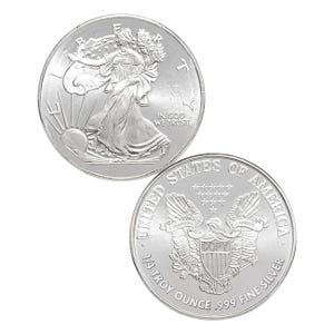 1/4 oz Silver Walking Liberty Replica Rounds