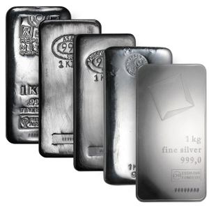 1 Kilo Silver Bar (Hallmark Varies)