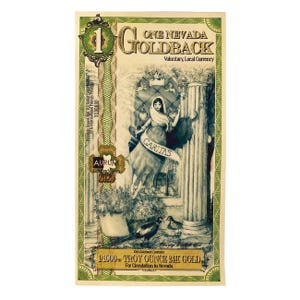 1 Nevada Goldback - Aurum Gold Foil Note (24k)