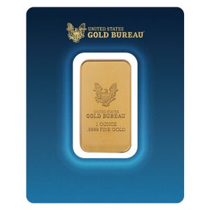 1oz Gold USGB Bar Assay Obverse