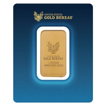 1oz Gold USGB Bar Assay Obverse