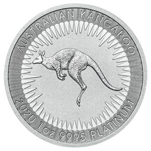 1 oz Platinum Kangaroo Coin