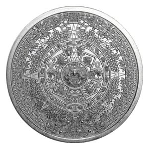 1 oz Silver Aztec Round