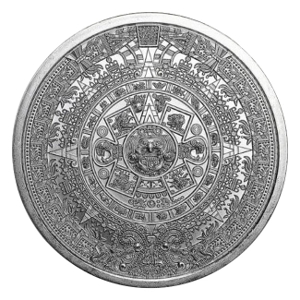 1 oz Silver Aztec Round