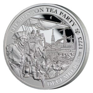 2023 1oz Silver Boston Tea Party Proof Coin w/Box & COA