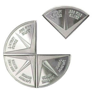  1oz Silver Prospector Gold Panner Divisible Round