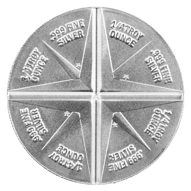 1oz Silver Hand Breakable Prospector Round