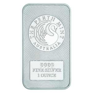 1oz Silver Australian Kangaroo Bar Obverse