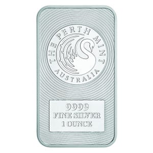 1oz Silver Australian Kangaroo Bar Obverse