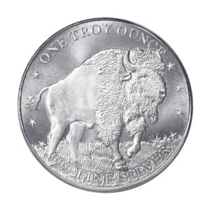 1 oz Silver Mason Mint Buffalo Round
