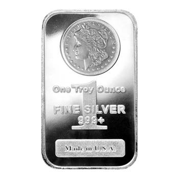 1 oz Silver Morgan Dollar Bar