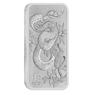 1oz Silver Perth Lunar Snake Bar 