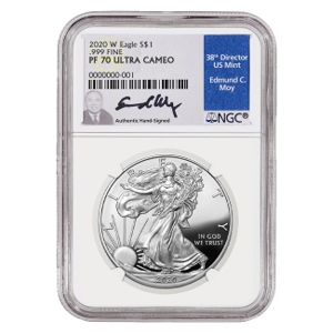 2020 Silver American Eagle Proof 70 Coin