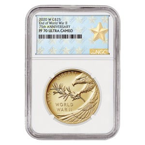 2020 $25 Gold WWII Anniversary Gold Coin