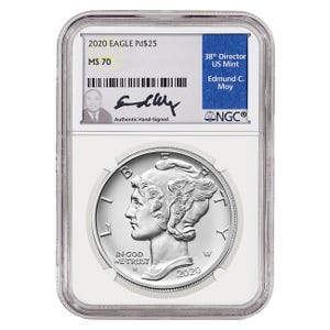 2020 Palladium Eagle MS70
