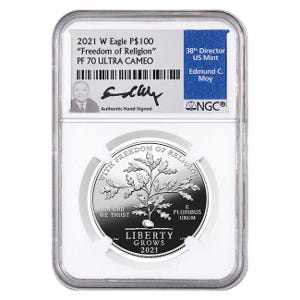 2021 Platinum American Eagle Proof 70 Coin