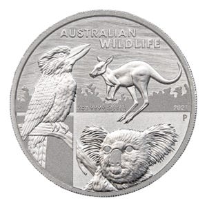 2021 2oz Silver Australian Wildlife Coin Reverse
