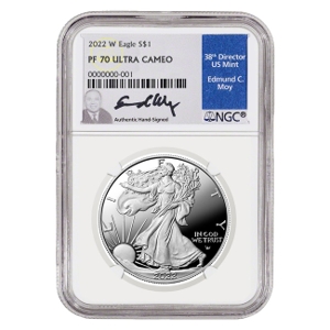 2022 Silver American Eagle Proof 70 Coin