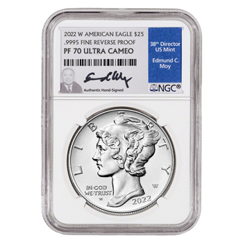 2022 Palladium American Eagle Reverse Proof 70 Coin