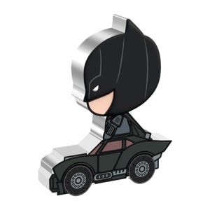 2022 2oz Silver Chibi Batman Day Shaped Proof Coin