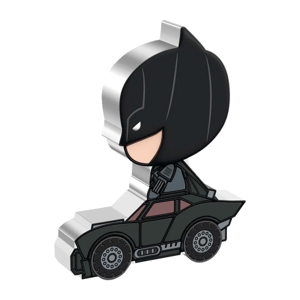 2022 2oz Silver Chibi Batman Day Shaped Proof Coin