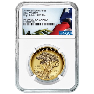 2023 American Liberty High Relief PF70