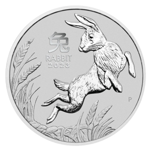 2023 1 oz Platinum Rabbit Coin - Perth Lunar Series