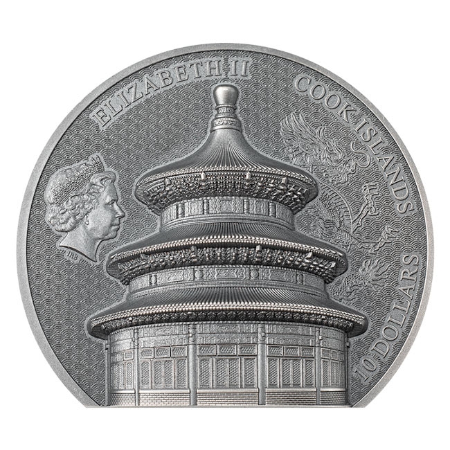 2024 1oz Silver Great Silver Dragon Ultra High Relief Shaped