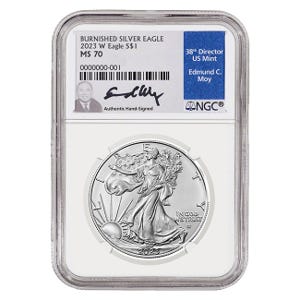 2023 1 oz Silver American Eagle Burnished MS70 Coin