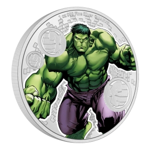 2023 1oz Silver Marvel Hulk Proof Coin