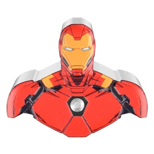 2023 1oz Silver Iron Man Shaped Proof Coin