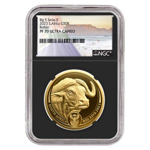 2023 1oz Gold Big 5 Buffalo Series 2 NGC PF70