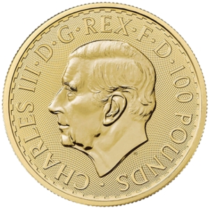   2023 1oz Gold Britannia Inaugural Obverse King Charles III    