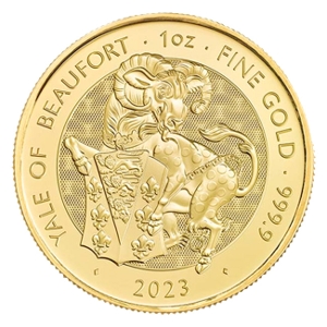 2023 1 oz Gold Tudor Beasts Yale of Beaufort Coin