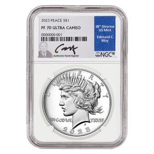 2023 $1 Peace Silver Dollar Proof 70 Coin