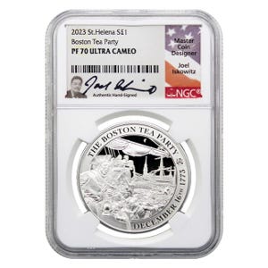 2023 1oz Silver Boston Tea Party NGC PF70 