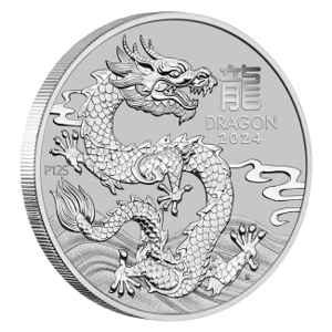 2024 1oz Platinum Dragon Australian Lunar Series III
