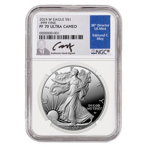 2024 $1 Silver American Eagle Proof 70