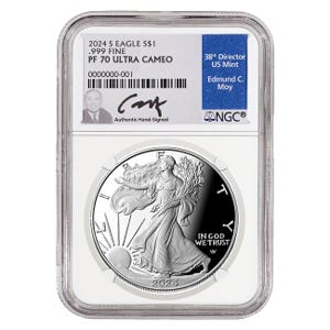 2024 S Silver American Eagle Proof 70 Coin