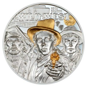 2024 3oz Silver Wild West Legends Proof Coin