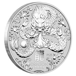 2024 5oz Silver Dragon Australian Lunar Series III