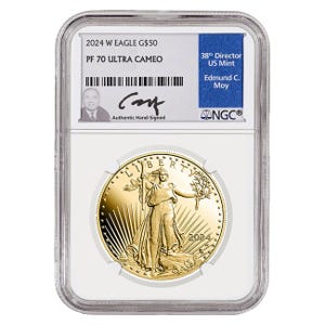 2024 $50 Gold American Eagle Proof 70 Coin