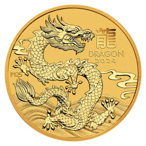2024 1/2oz Gold Dragon Australian Lunar Series III